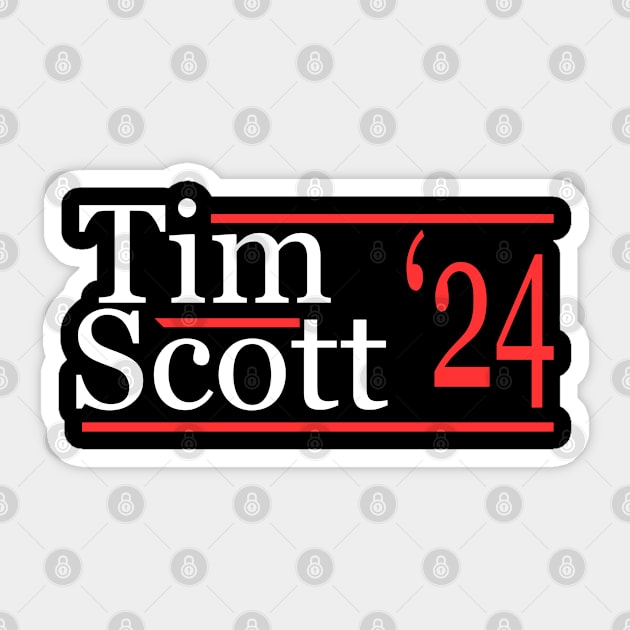 Tim Scott 2024 Sticker by Flippin' Sweet Gear